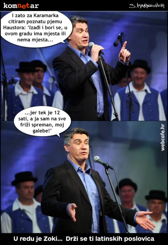 Kad Milanović citira Haustor...