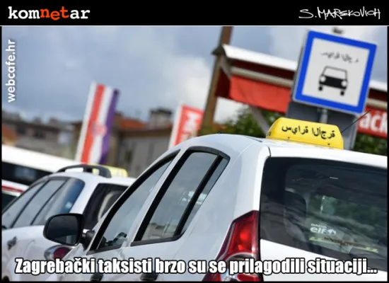 Zagrebački taksisti brzo su se prilagodili situaciji