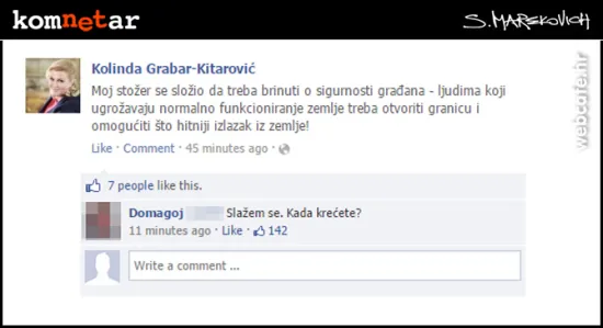 Svi se slažu da oni koji ugrožavaju zemlju moraju otići