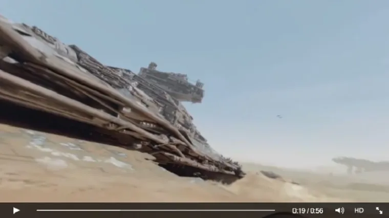 Ovaj 360&deg; Star Wars video je totalno cool
