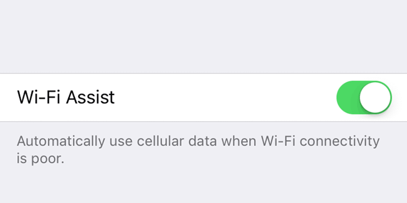Isključite WiFi Assist opciju s novim iOS9