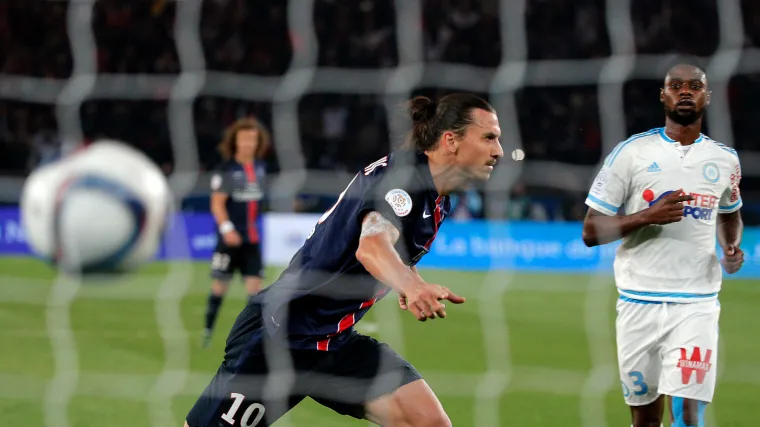 Ibrahimović s dva pogotka odlučio derbi protiv Marseillea i postao najbolji strijelac PSG-a u povijesti
