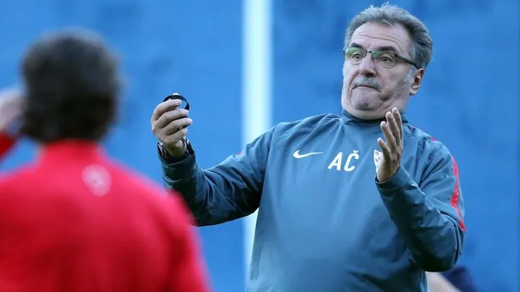 Ante Čačić na pomoćnom terenu Hitrec-Kacian održao prvi trening sa hrvatskom reprezentacijom