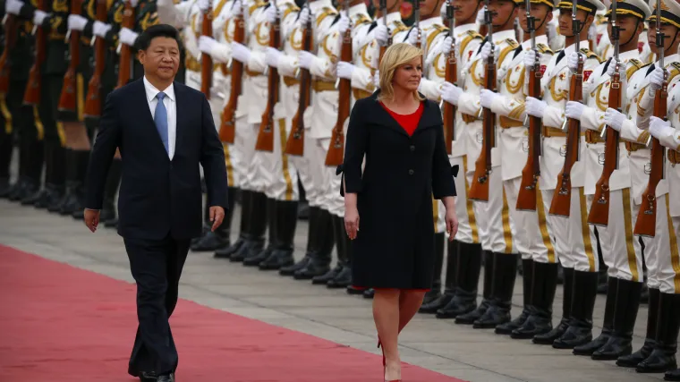 Kineski predsjednik nakon susreta s Grabar-Kitarović: 'Va&scaron; posjet dat će novu vitalnost na&scaron;im odnosima'