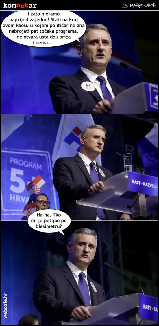 Karamarko u borbi protiv blesimetra