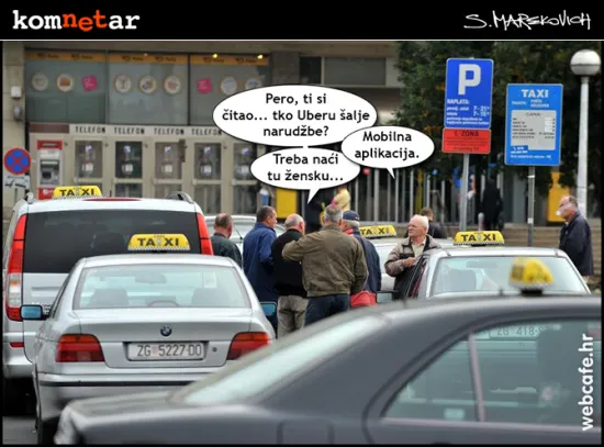 Uber je tu, taksisti vijećaju kako dalje