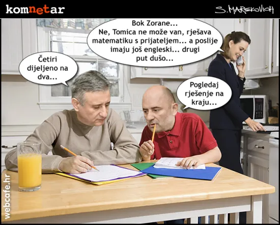 Ne, Tomica ne izbjegava sučeljavanje... Samo ima puno posla