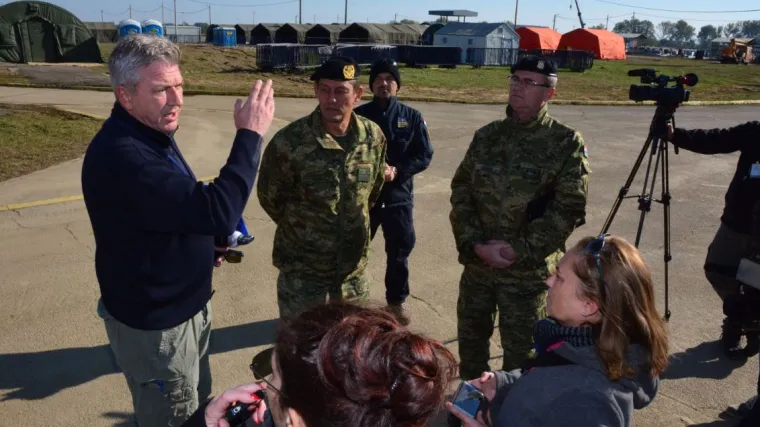 Otvoren kamp u Slavonskom Brodu kapaciteta 5.000 ljudi, Ostojić: 'Bolji je sustav nego na Opatovcu'