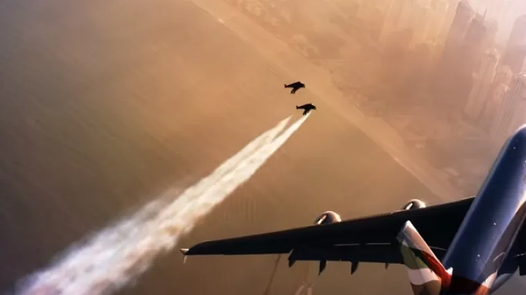 Jetpackom na leđima letjeli uz Airbus A380