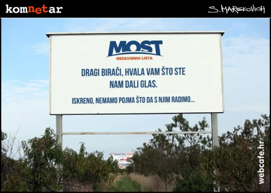 Najnovija poruka iz Mosta