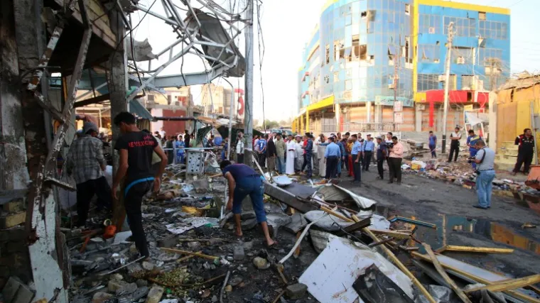 Raznio se bombom na sprovodu iračkog vojnika