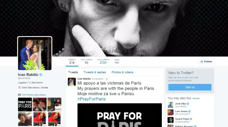 'Moje molitve za sve u Parizu '