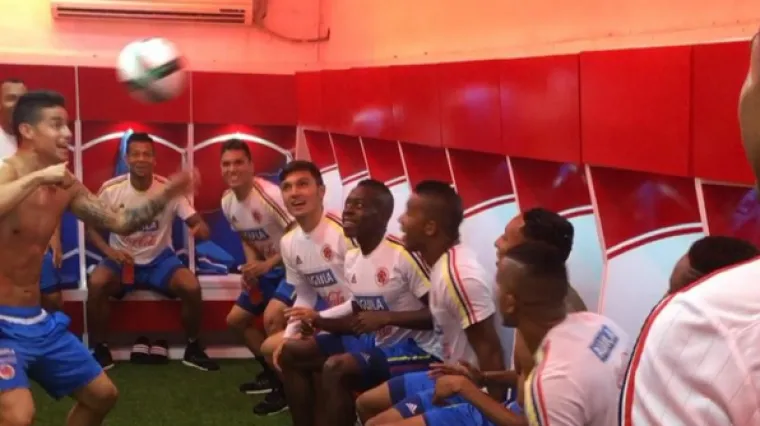 Pogledajte &scaron;to James Rodriguez izvodi u svlačionici