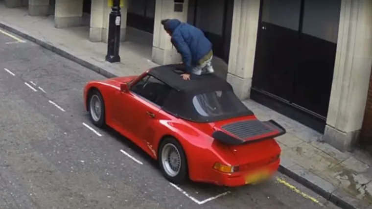 Lopov uhvaćen u pokušaju krađe Porschea 911