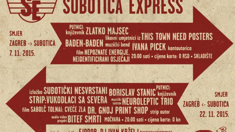 Zagreb i Subotica razmjenjuju bendove i ostale umjetnike