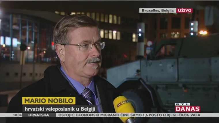 Hrvatski veleposlanik u Belgiji: 'Ovo podsjeća na situaciju u Americi nakon 11. rujna, postoji tjeskoba, ali ne i &scaron;ok'