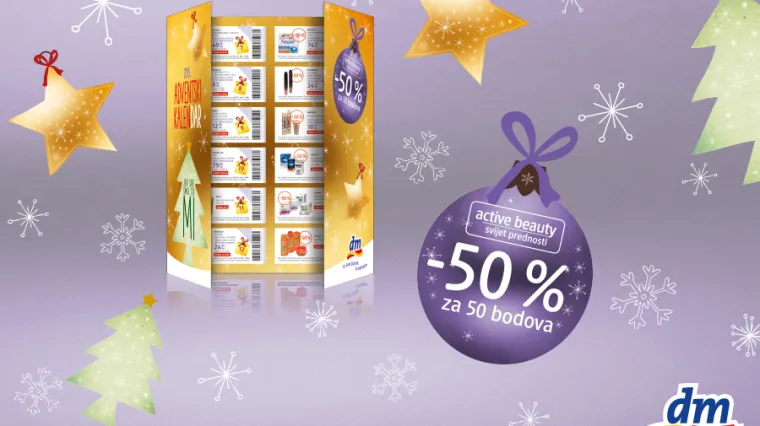 dm Adventski kalendar donosi proizvode u pola cijene