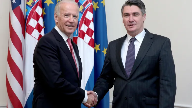 Američki potpredsjednik Joe Biden stigao u Zagreb: susreo se s Milanovićem, Tuskom i Pahorom