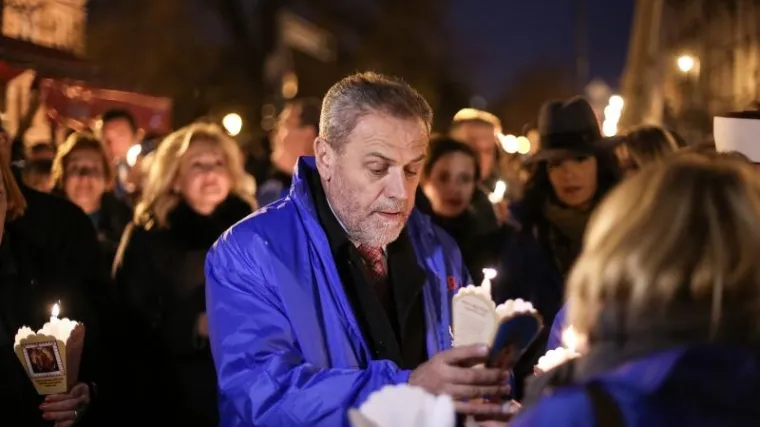 'Zagreb za Pariz': u hrvatskoj metropoli održana komemoracija žrtvama terorističkog napada