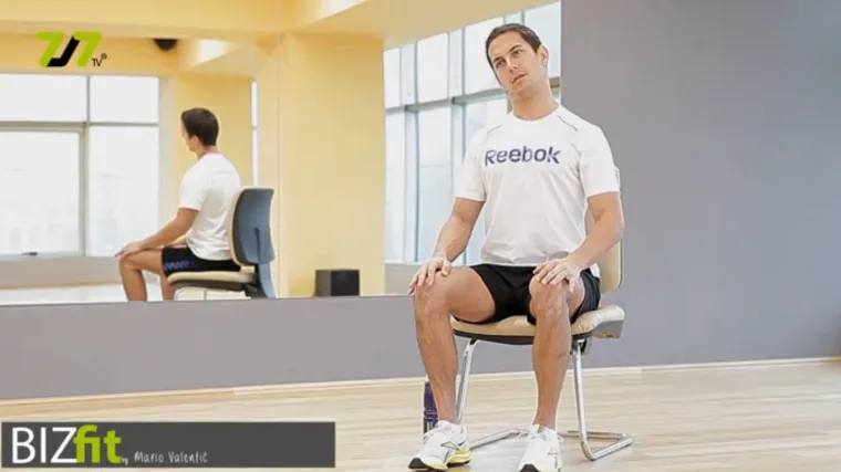 Za ovaj lagan, ali nezaobilazan trening ne morate ni ustati sa stolice