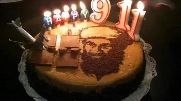 Slave teroristice i čestitaju 11. rujna tortom s likom Bin Ladena