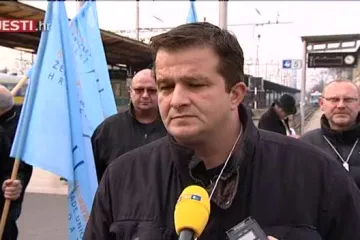 Prosvjed HŽ-a zbog otpuštanja 38 radnika