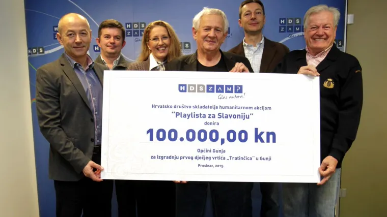 Hrvatski glazbenici darovali Gunji još 185.000 kuna