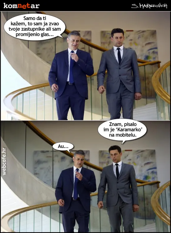 Tko bi rekao? Karamarko je zvao Mostovce