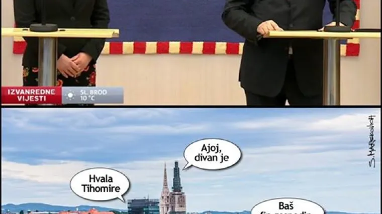 'Sad znamo tko nam je smjestio- mafija karikaturista i komičara'