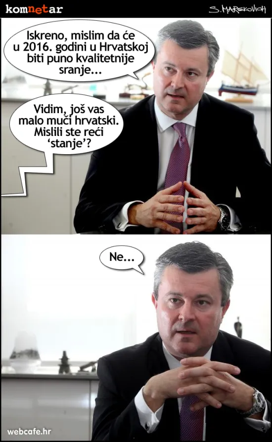 Ore&scaron;ković o s*anju u Hrvatskoj