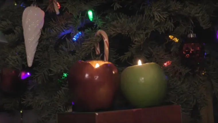 U dva poteza napravite svijeću od jabuke