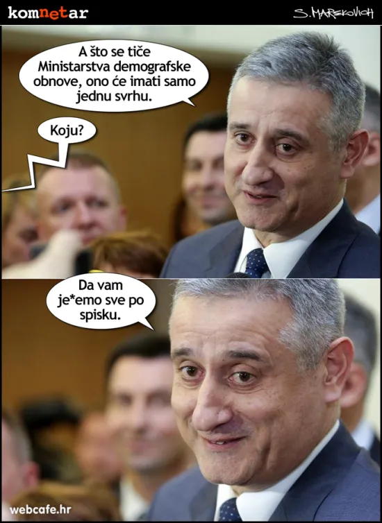 Evo &scaron;to će raditi Ministarstvo demografske obnove