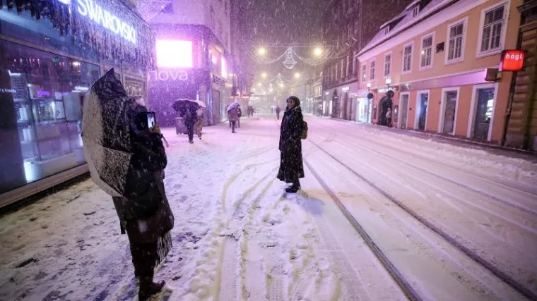 Hrvatska zametena snijegom, ali ne jo&scaron; zadugo