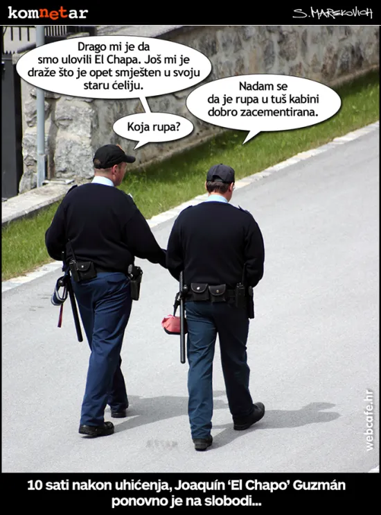 EKSKLUZIVNO: El Chapo ponovo pobjegao!