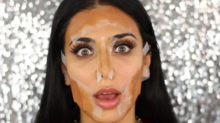 Savr&scaron;eno osjenčajte lice pomoću selotejpa