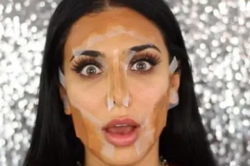 Savr&scaron;eno osjenčajte lice pomoću selotejpa