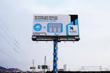 Ovaj jumbo-plakat stvara 96 litara pitke vode na dan usred pustinje