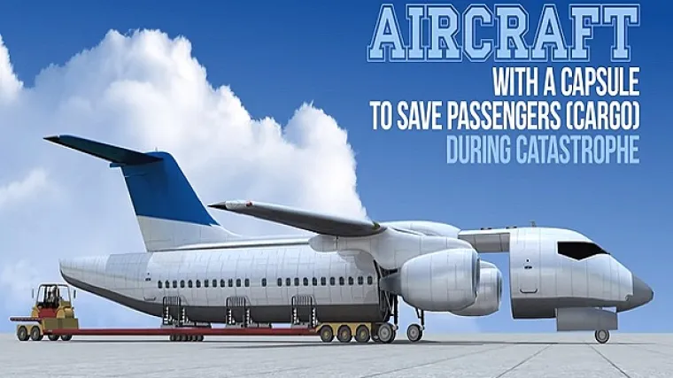 Zrakoplovi bi u budućnosti mogli imati odvojive kabine