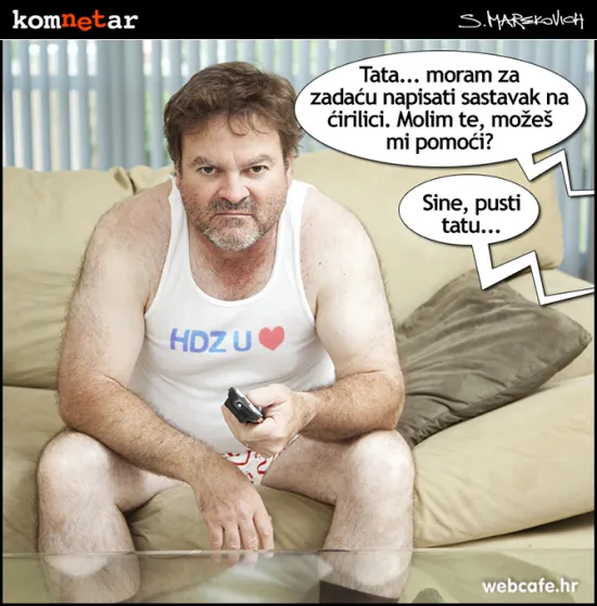 #onokad ti mali uči ćirilicu u &scaron;koli