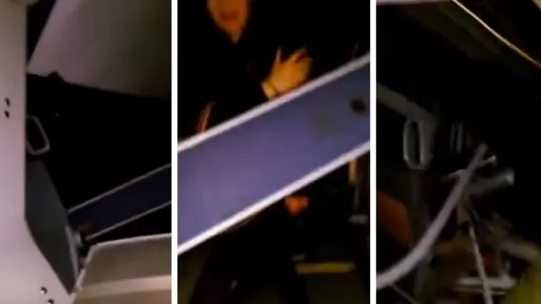Čuje se zapomaganje stradalih, ljudi leže na podu