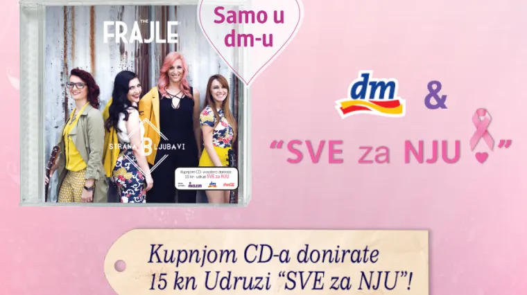 Kupite novi CD grupe The Frajle i pomozite udruzi SVE za NJU!