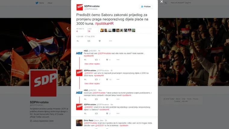 na Twitteru objavio zakonski prijedlog, HDZ ih nahvalio