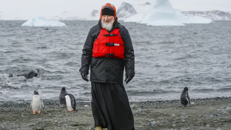 Ruski patrijarh prvi put u povijesti posjetio Antarktik i ondje održao liturgiju