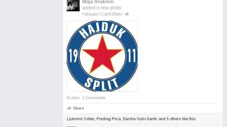 Nova pomoćnica ministra pravosuđa Hajduku rođendan čestitala petokrakom: 'To je bila moja &scaron;ala i provokacija!'