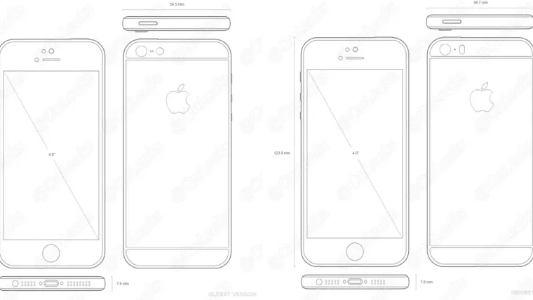 Procurili nacrti 5se modela, spoja pete i šeste generacije Appleovog telefona