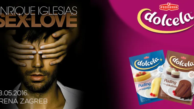 Odu&scaron;evi nas svojom slasticom s Dolcela pudingom i osvoji ulaznice za koncert Enriquea Iglesiasa 8. svibnja u Areni Zagreb!