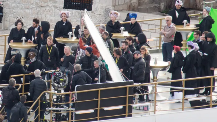 Bura omela planove: Sea Star nije mogao isploviti pa su 'Ratove zvijezda' snimali na usidrenom brodu