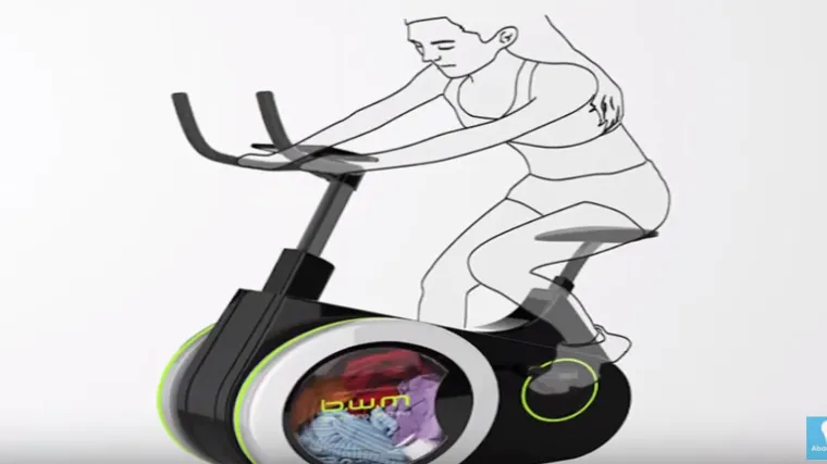 Vježbajte i perite rublje istovremeno najnovijim izumom - Bike Washing Machineom