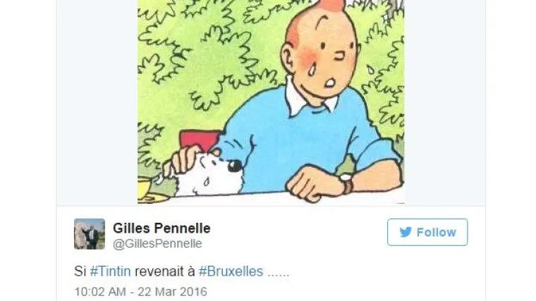 Crtani junak uz kojeg su odrastale generacije Belgijaca od danas je simbol jedinstva proiza&scaron;log iz nesreće