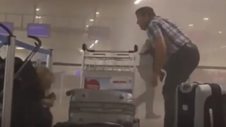 Objavljen uznemirujući video snimljen par sekundi nakon eksplozije na aerodromu u Bruxellesu